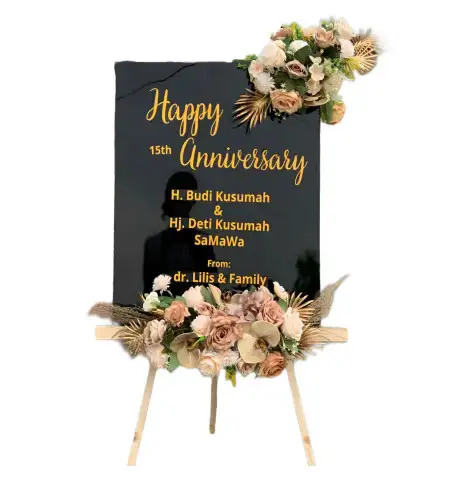 Papan Bunga Akrilik Andono Sari