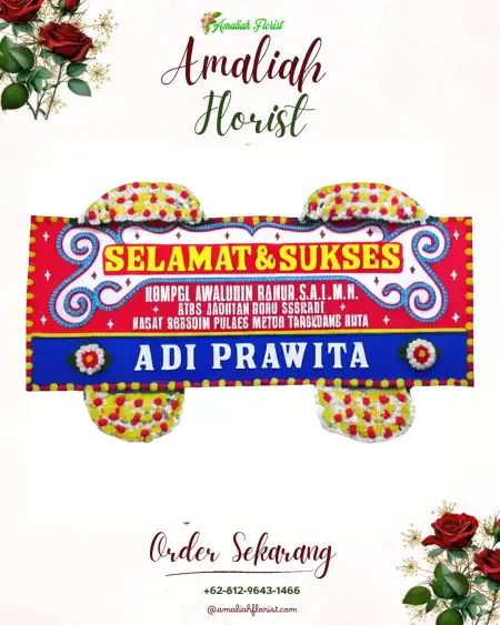 Papan Bunga Ucapan Selamat Andono Sari