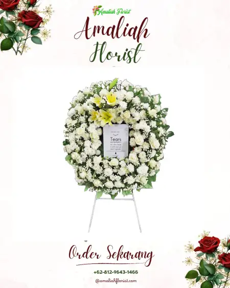 Krans Bunga Duka Andono Sari