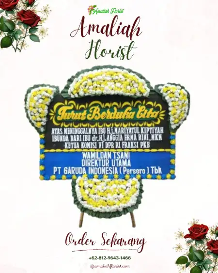 Papan Bunga Duka Andono Sari